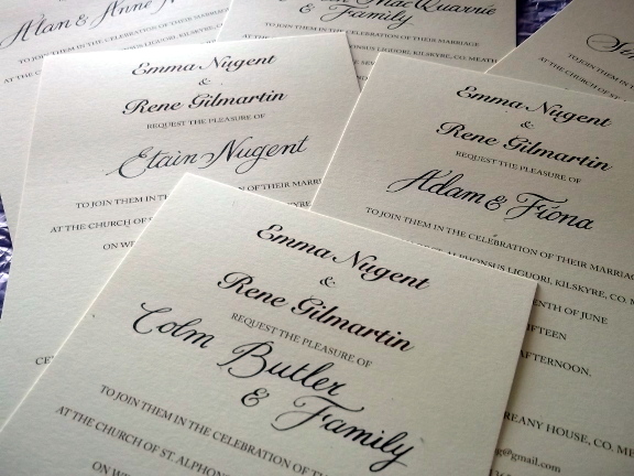 Enhancing Wedding Invitations