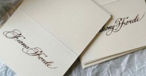 Place Card Calligraphy